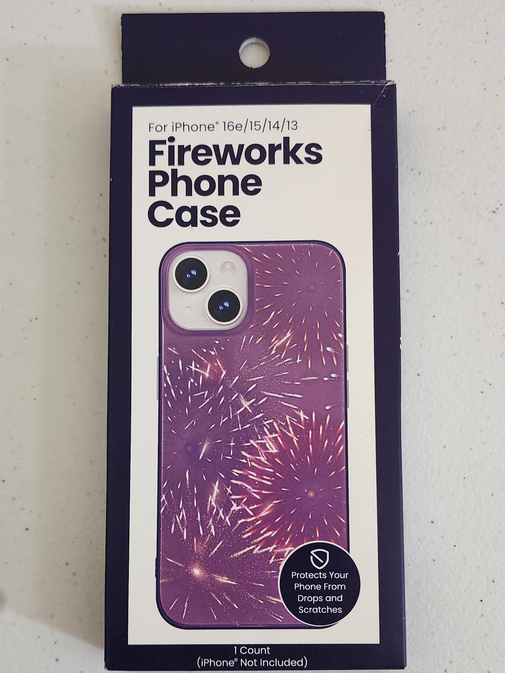 Fireworks Phone Case for iPhone (Purple)